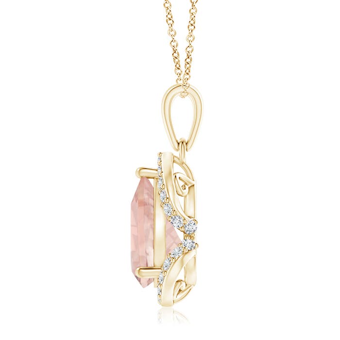 AA - Morganite / 1.81 CT / 14 KT Yellow Gold