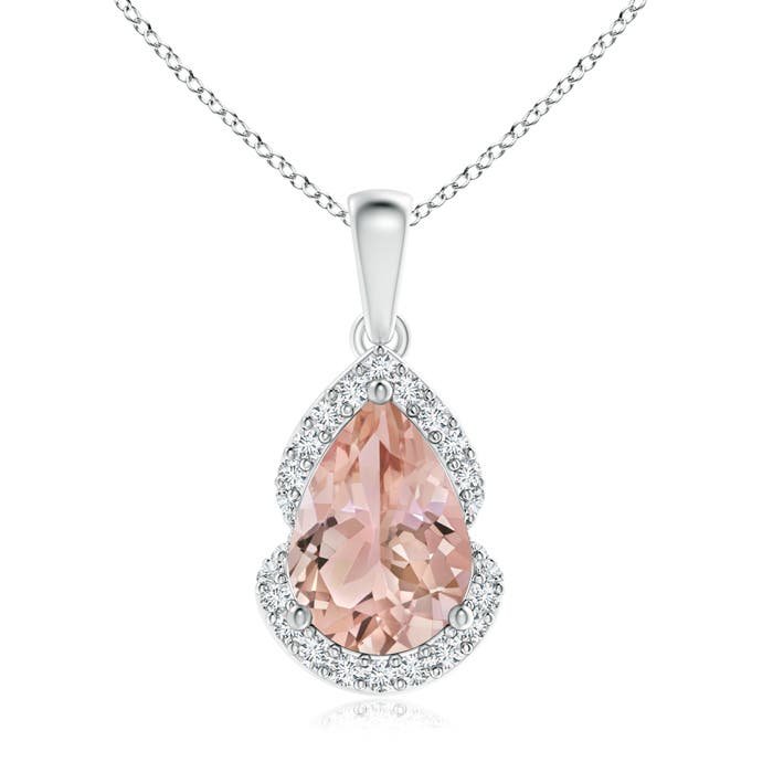 AAA - Morganite / 1.81 CT / 14 KT White Gold