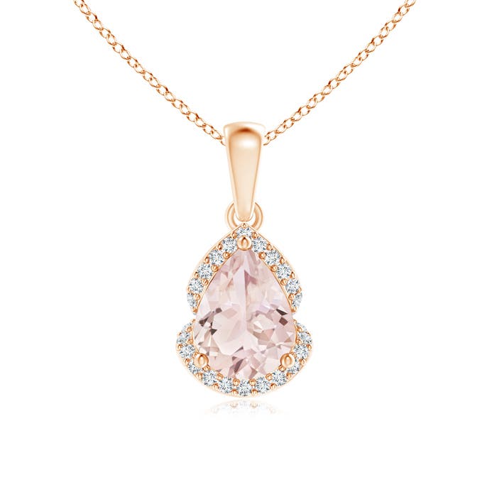 A - Morganite / 1.08 CT / 14 KT Rose Gold