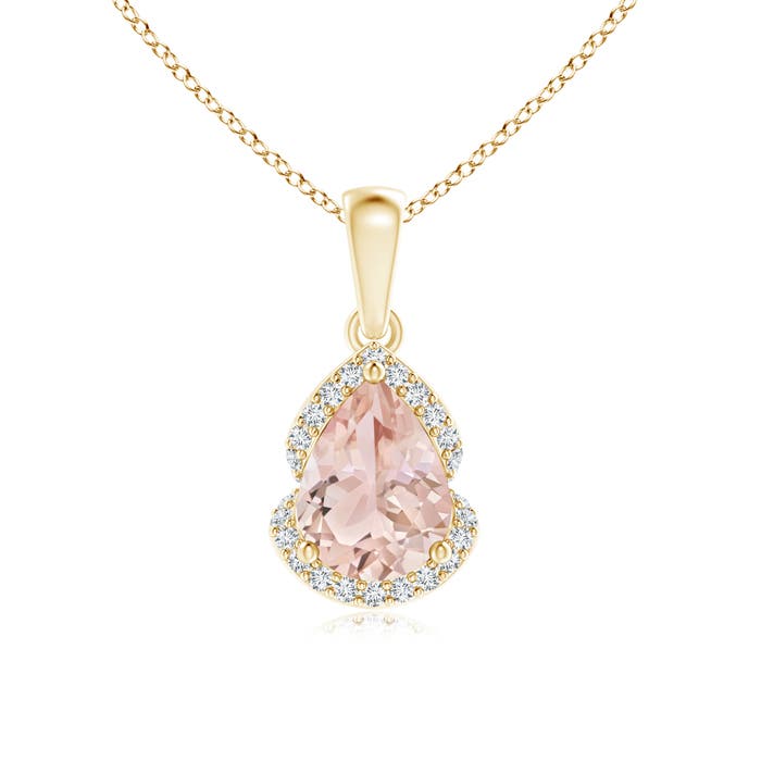 AAA - Morganite / 1.08 CT / 14 KT Yellow Gold