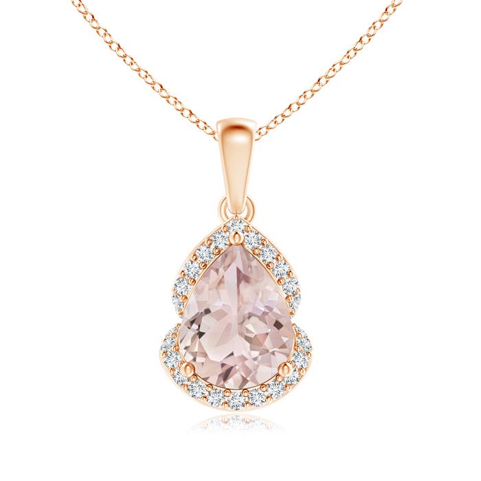 A - Morganite / 1.56 CT / 14 KT Rose Gold