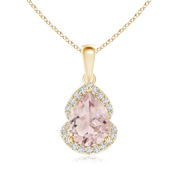 A - Morganite / 1.56 CT / 14 KT Yellow Gold