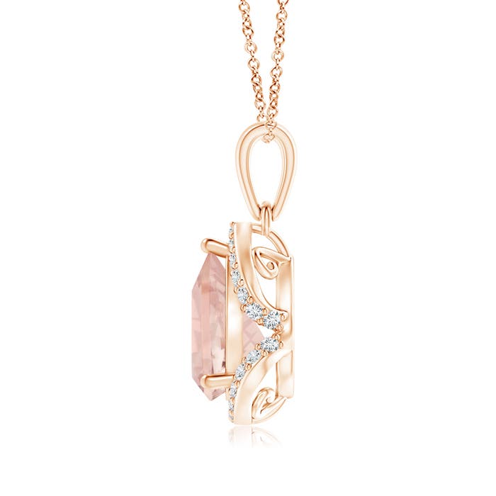 AA - Morganite / 1.56 CT / 14 KT Rose Gold