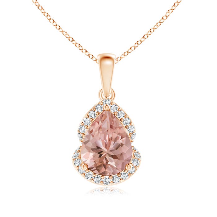 AAAA - Morganite / 1.56 CT / 14 KT Rose Gold