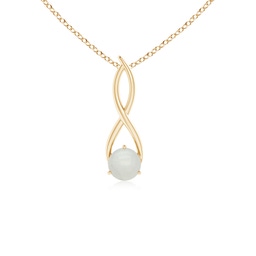 Fashion Yellow Gold Moonstone Necklaces & Pendants