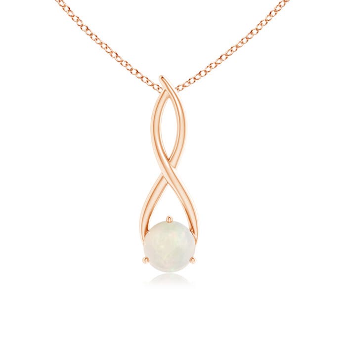 A - Opal / 0.75 CT / 14 KT Rose Gold