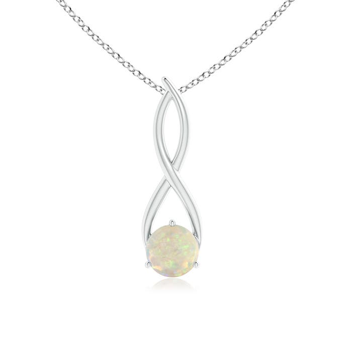 AAA - Opal / 0.75 CT / 14 KT White Gold