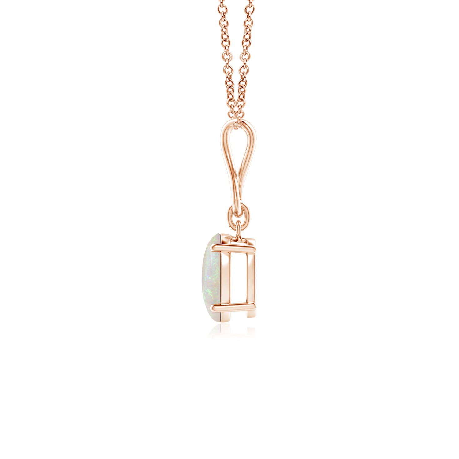 AA - Opal / 0.45 CT / 14 KT Rose Gold