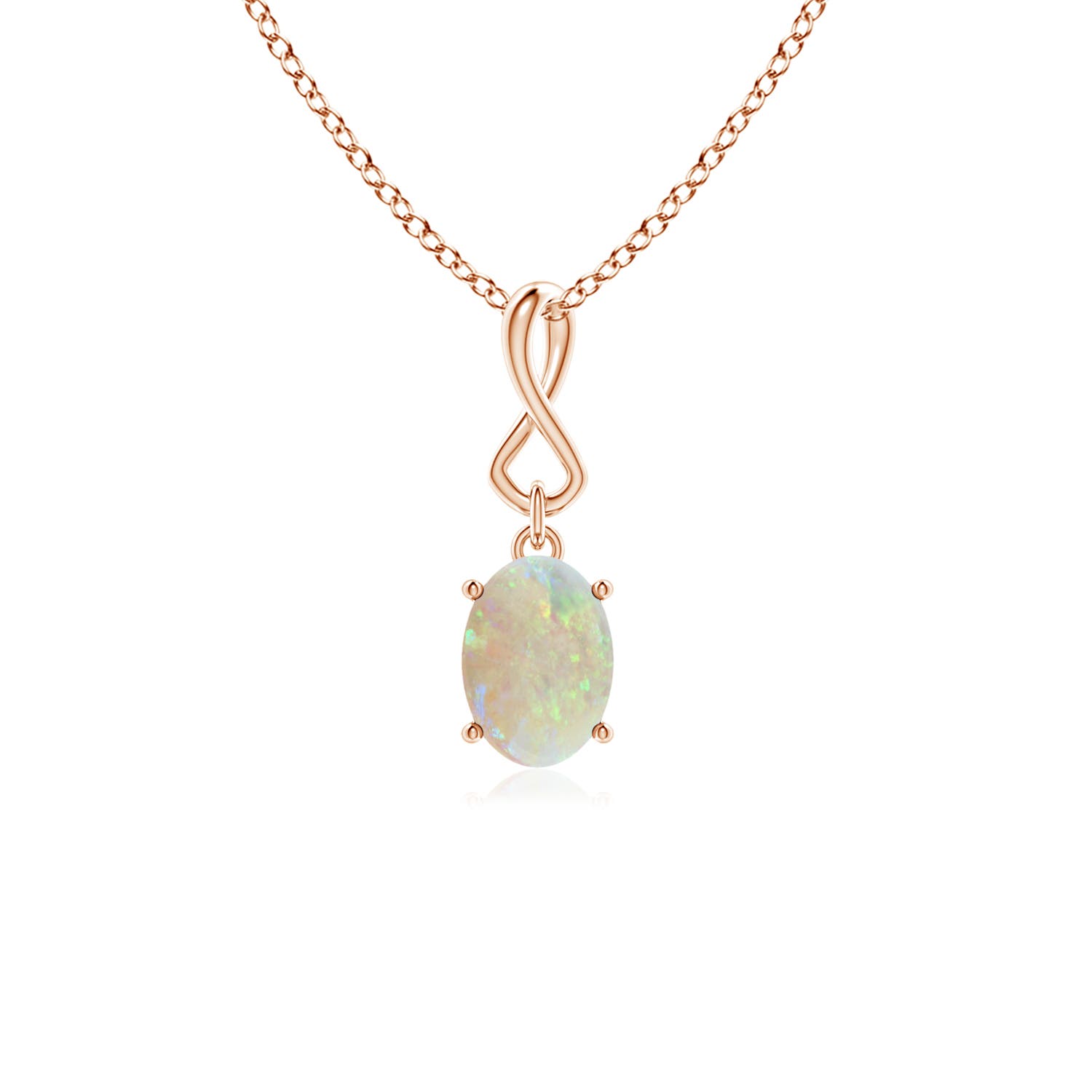 AAA - Opal / 0.45 CT / 14 KT Rose Gold