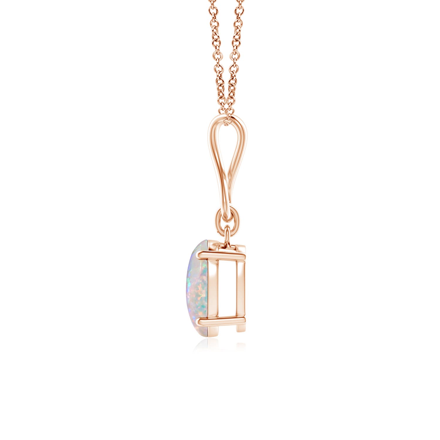 AAAA - Opal / 0.8 CT / 14 KT Rose Gold