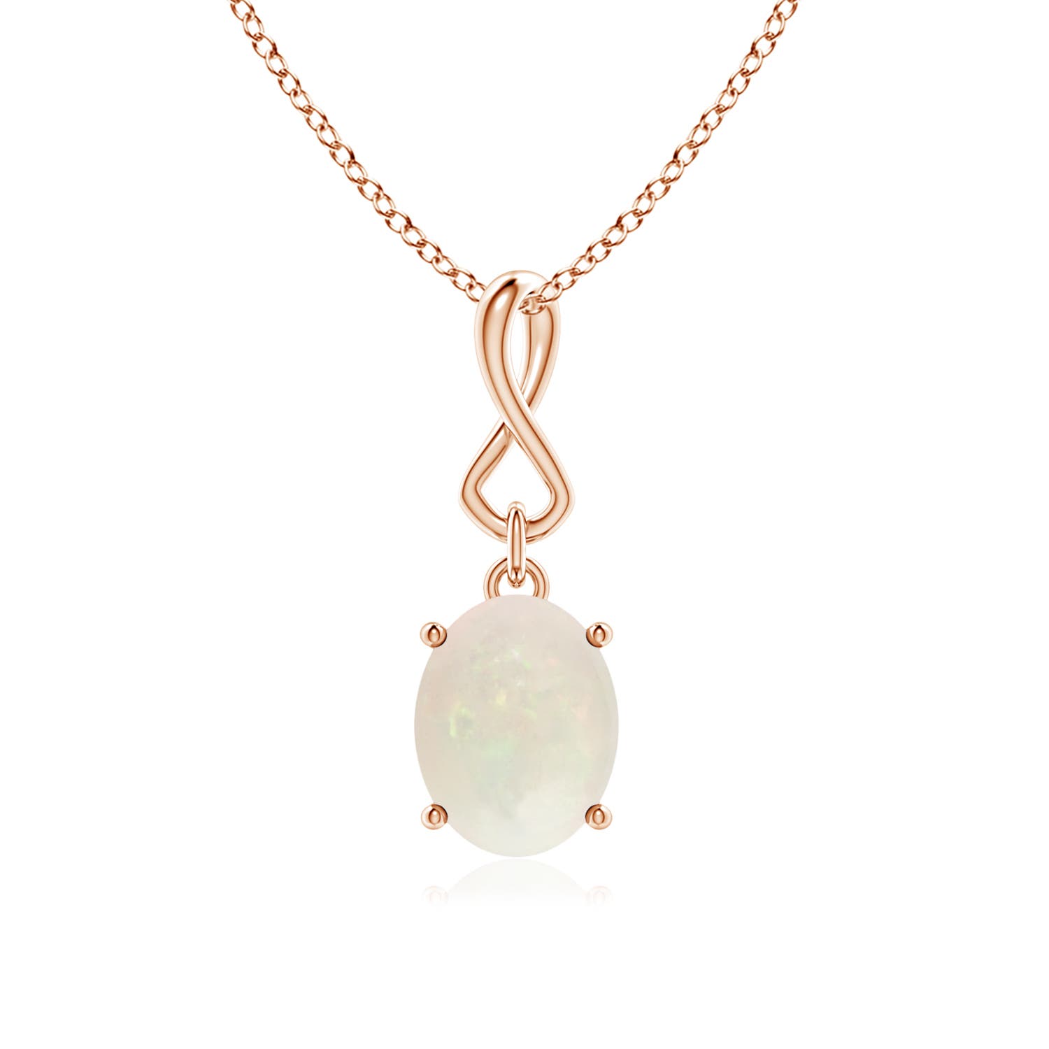 A - Opal / 1.1 CT / 14 KT Rose Gold