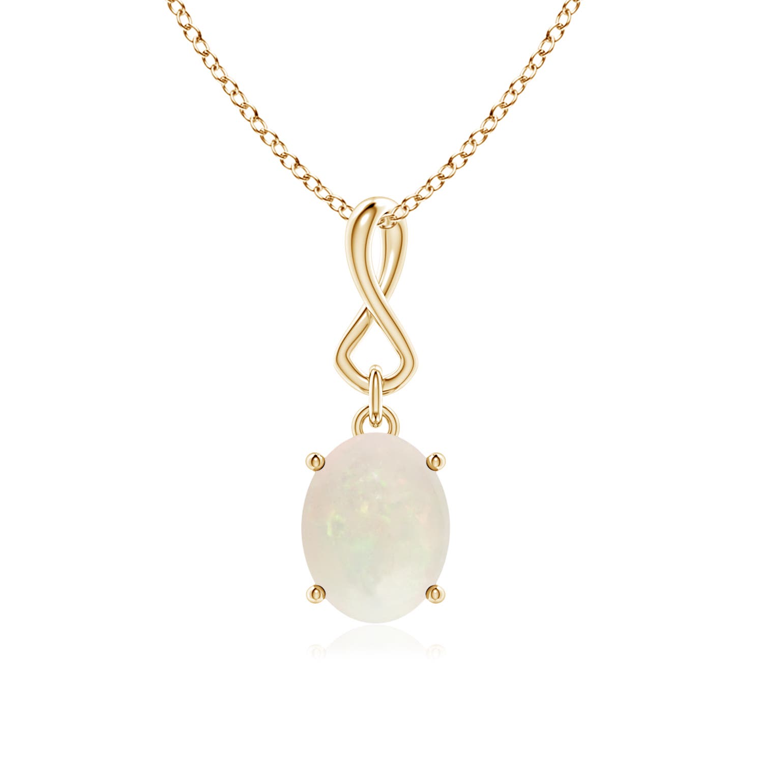 A - Opal / 1.1 CT / 14 KT Yellow Gold