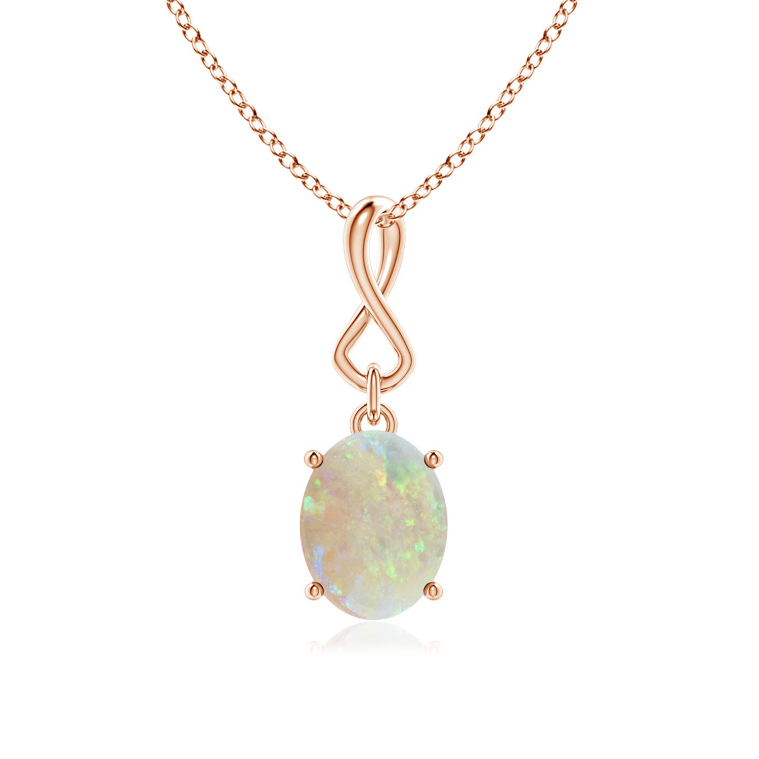 AAA - Opal / 1.1 CT / 14 KT Rose Gold