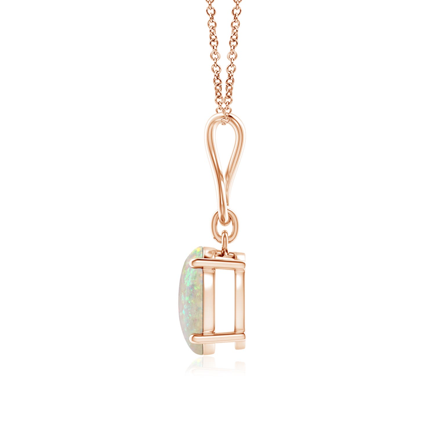 AAA - Opal / 1.1 CT / 14 KT Rose Gold