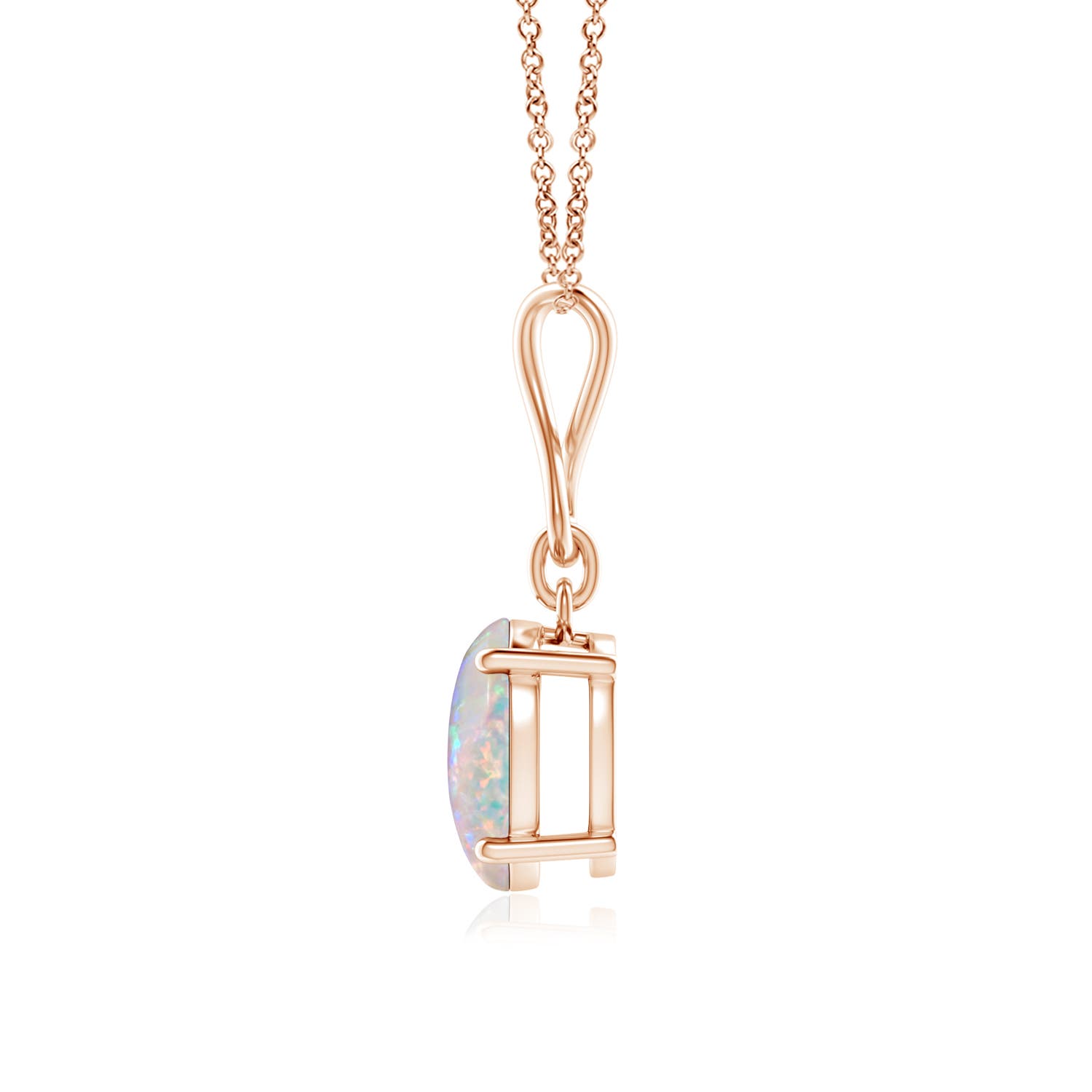 AAAA - Opal / 1.1 CT / 14 KT Rose Gold