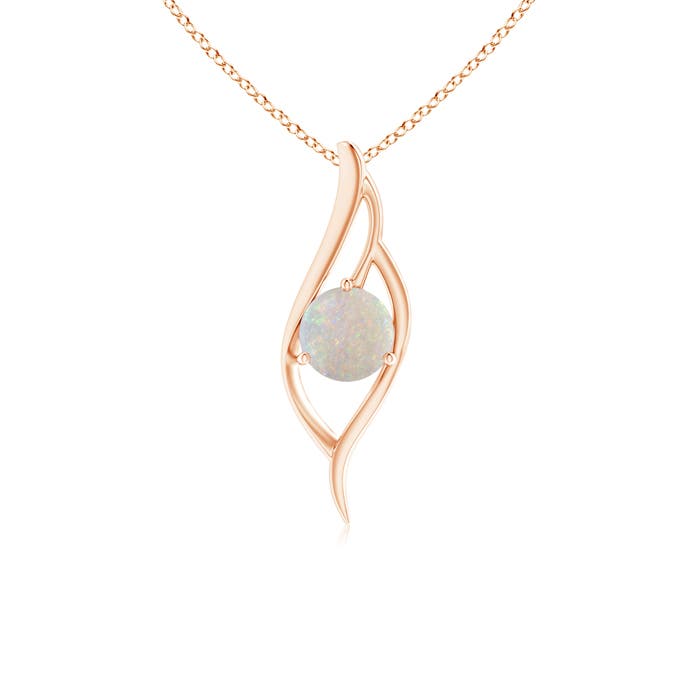 AA - Opal / 0.75 CT / 14 KT Rose Gold