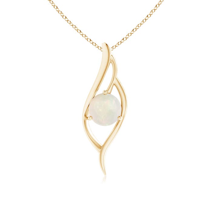 A - Opal / 1.15 CT / 14 KT Yellow Gold