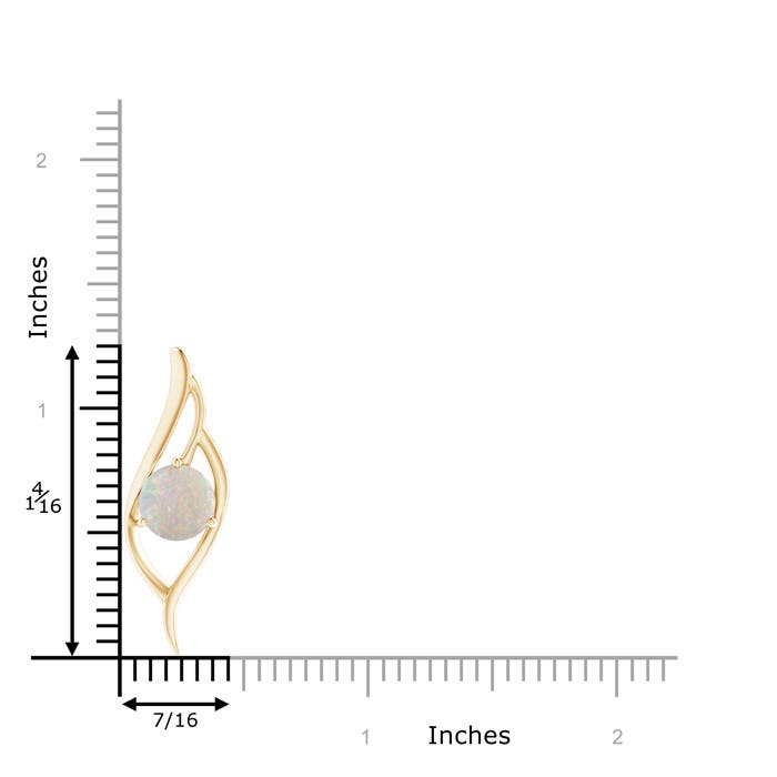 AA - Opal / 1.15 CT / 14 KT Yellow Gold