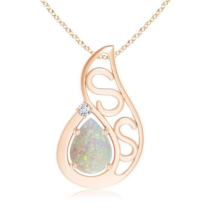 AAA - Opal / 0.73 CT / 14 KT Rose Gold