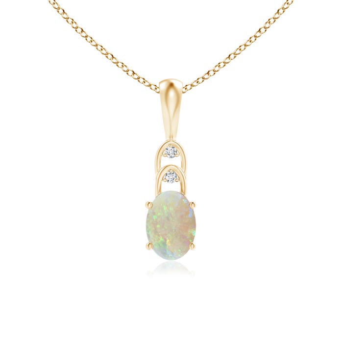 AAA - Opal / 0.47 CT / 14 KT Yellow Gold
