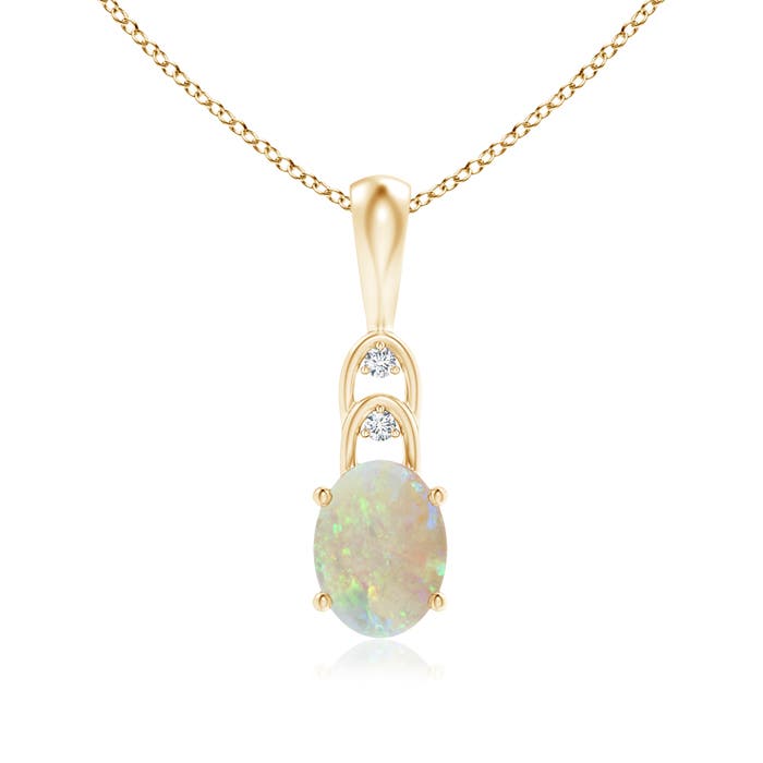 AAA - Opal / 0.82 CT / 14 KT Yellow Gold