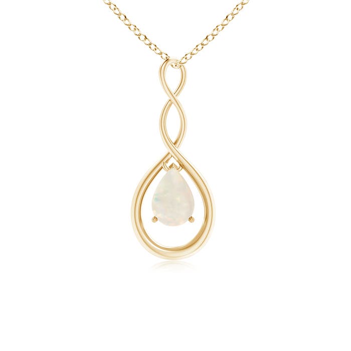 A - Opal / 0.42 CT / 14 KT Yellow Gold