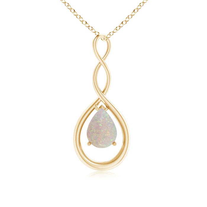 AA - Opal / 0.7 CT / 14 KT Yellow Gold