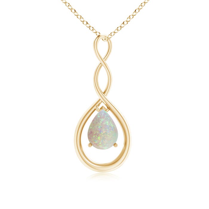 AAA - Opal / 0.7 CT / 14 KT Yellow Gold