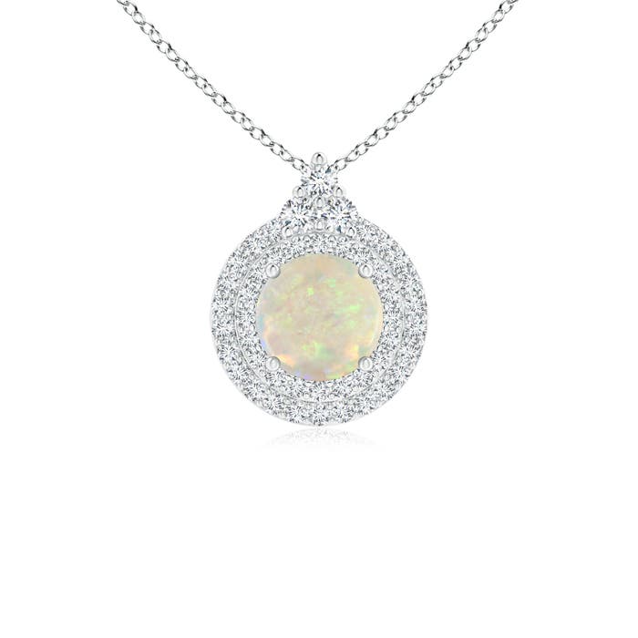 AAA - Opal / 0.75 CT / 14 KT White Gold