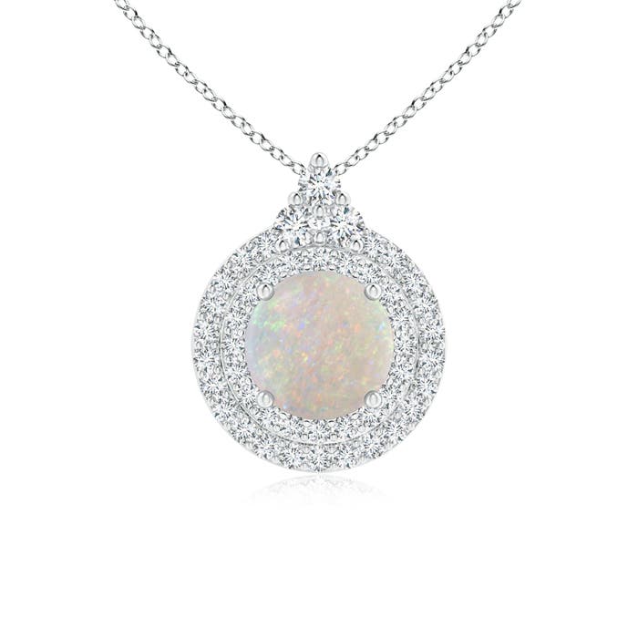 AA - Opal / 1.16 CT / 14 KT White Gold