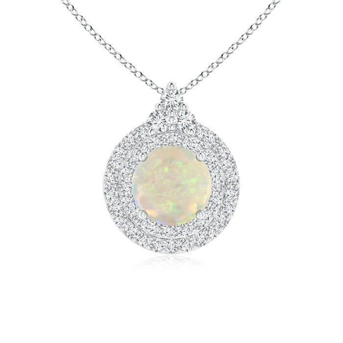 AAA - Opal / 1.16 CT / 14 KT White Gold