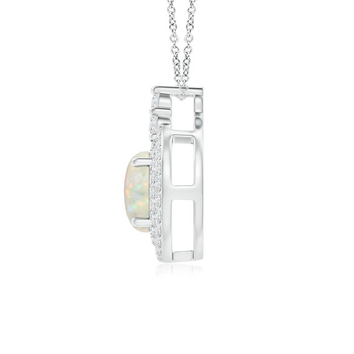 AAA - Opal / 1.16 CT / 14 KT White Gold