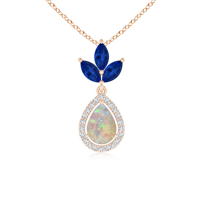 AAAA - Opal / 1.13 CT / 14 KT Rose Gold