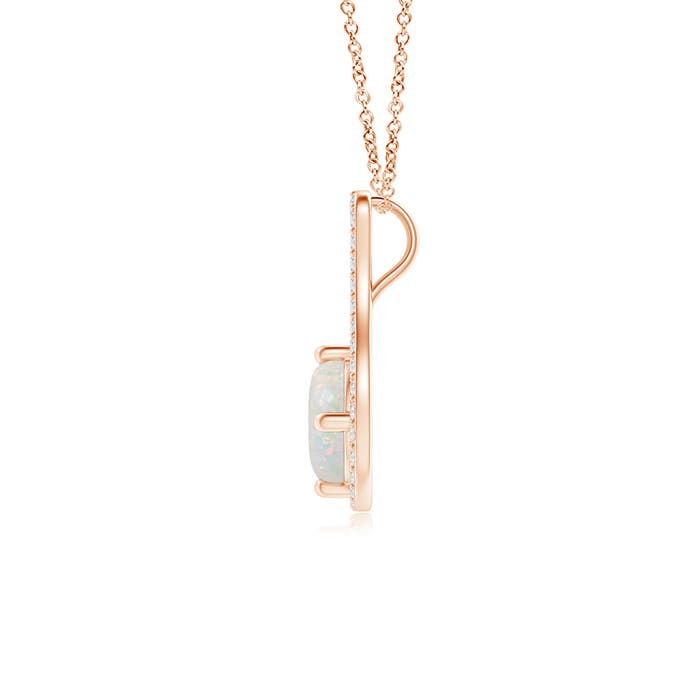 AA - Opal / 0.66 CT / 14 KT Rose Gold