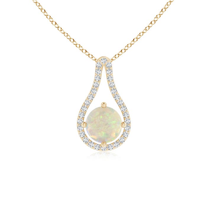 AAA - Opal / 0.66 CT / 14 KT Yellow Gold