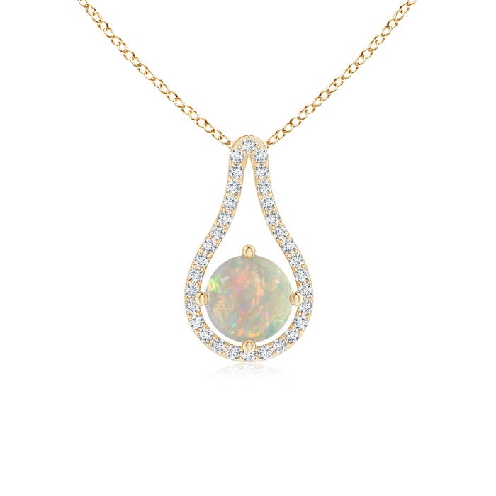 AAAA - Opal / 0.66 CT / 14 KT Yellow Gold