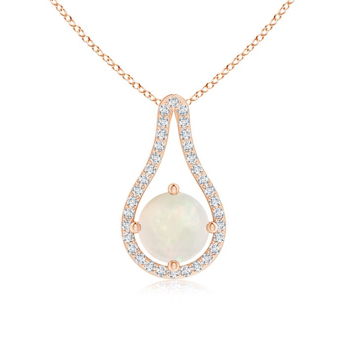 A - Opal / 0.95 CT / 14 KT Rose Gold