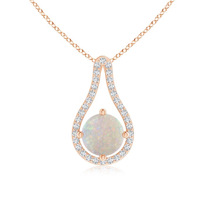 AA - Opal / 0.95 CT / 14 KT Rose Gold