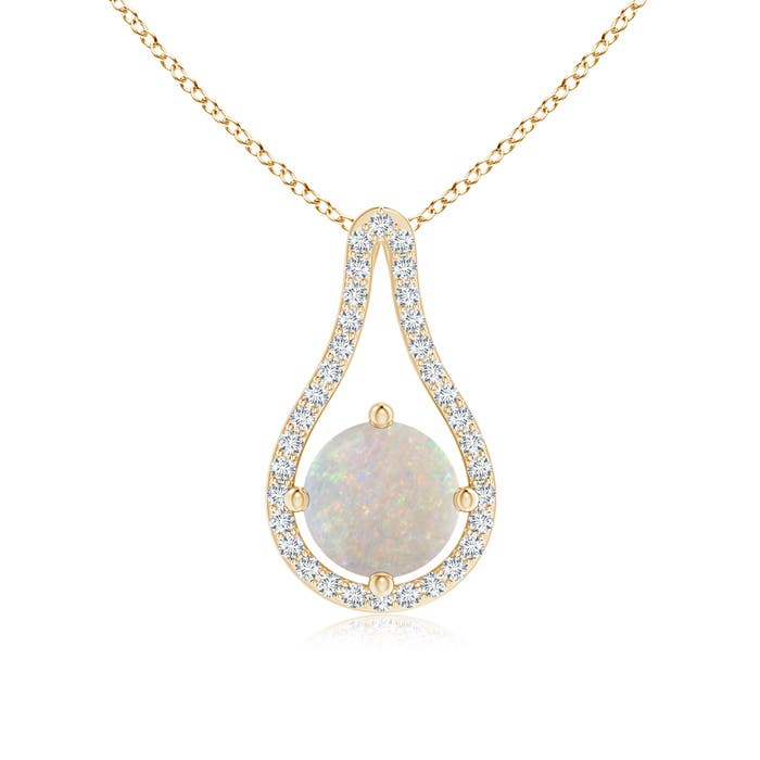 AA - Opal / 0.95 CT / 14 KT Yellow Gold