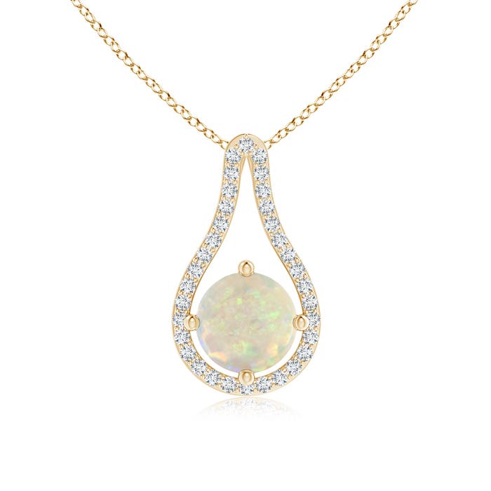 AAA - Opal / 0.95 CT / 14 KT Yellow Gold