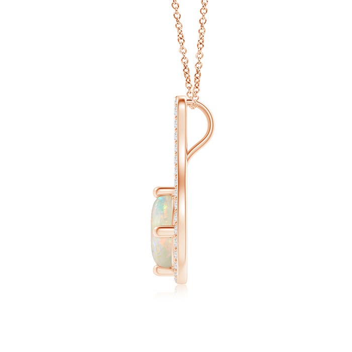 AAAA - Opal / 0.95 CT / 14 KT Rose Gold