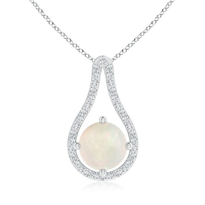 A - Opal / 1.44 CT / 14 KT White Gold