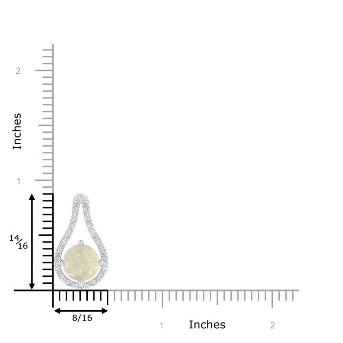 AAA - Opal / 1.44 CT / 14 KT White Gold