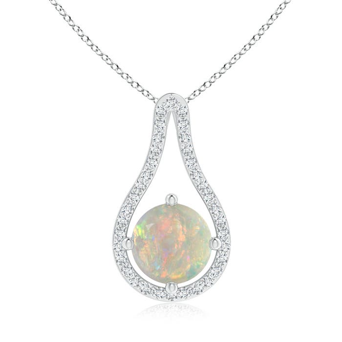 AAAA - Opal / 1.44 CT / 14 KT White Gold