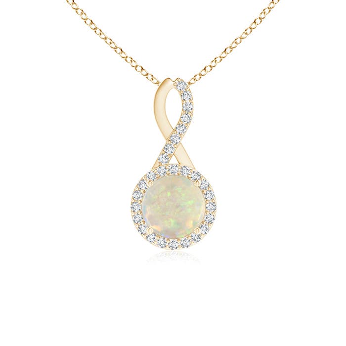 AAA - Opal / 0.64 CT / 14 KT Yellow Gold