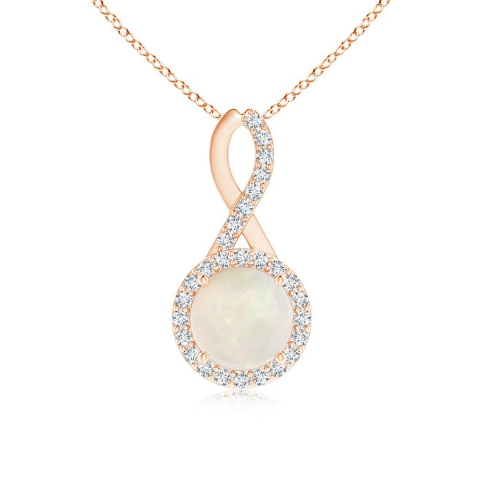 A - Opal / 0.97 CT / 14 KT Rose Gold