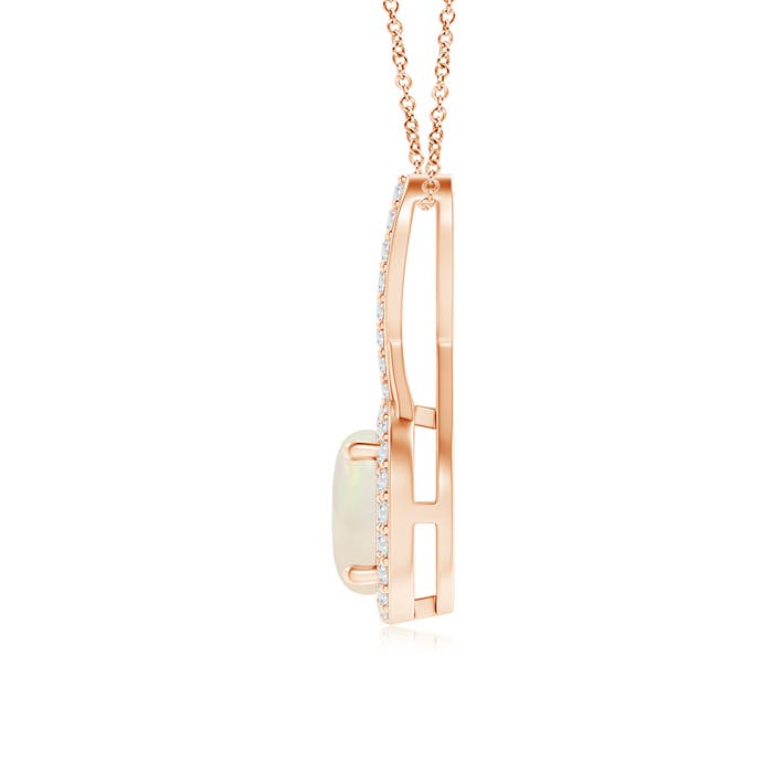 A - Opal / 0.97 CT / 14 KT Rose Gold