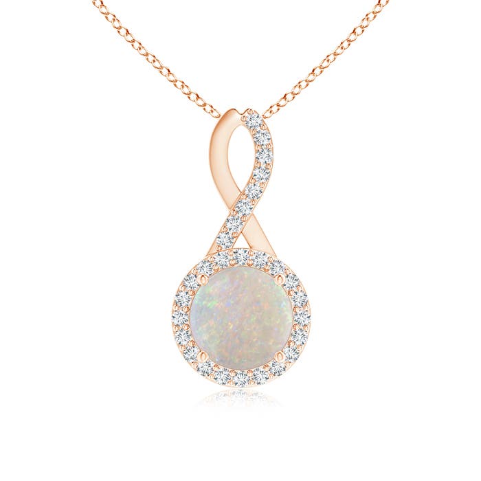 AA - Opal / 0.97 CT / 14 KT Rose Gold