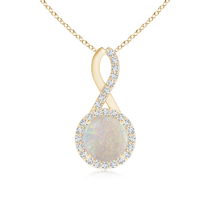 AA - Opal / 0.97 CT / 14 KT Yellow Gold