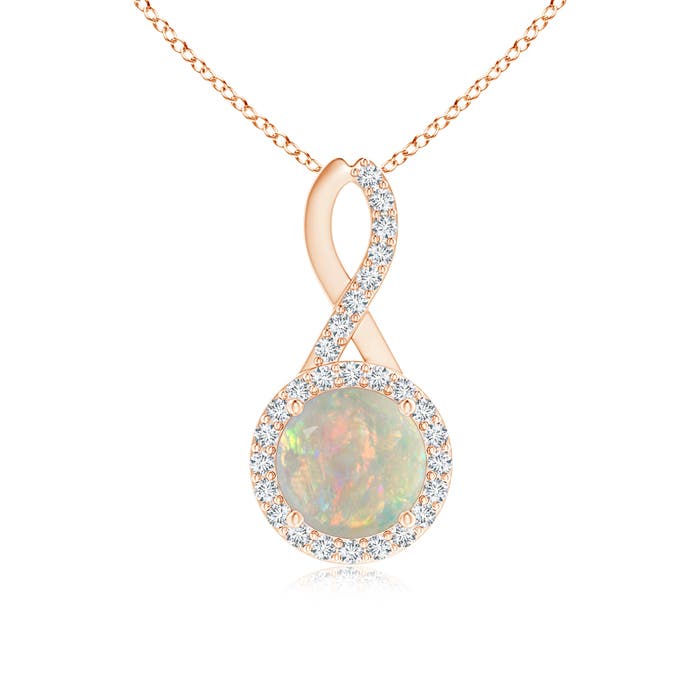 AAAA - Opal / 0.97 CT / 14 KT Rose Gold